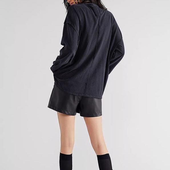 oversized cotton sweatshirt, view 8 - MRSLM