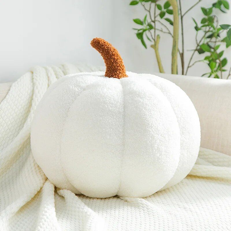 funny pumpkin plush pillow, view 3 - MRSLM