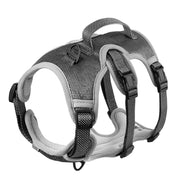 adjustable reflective dog harness, view 4 - MRSLM
