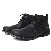 vintage british leather ankle boots, view 2 - MRSLM