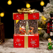 christmas gift box crystal ball lamp, view 5 - MRSLM