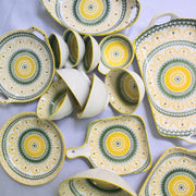 bohemian ceramic plates and bowls set - MRSLM