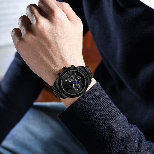 men's business quartz steel watch - MRSLM