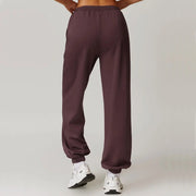 high waisted loose fit sweatpants, view 8 - MRSLM