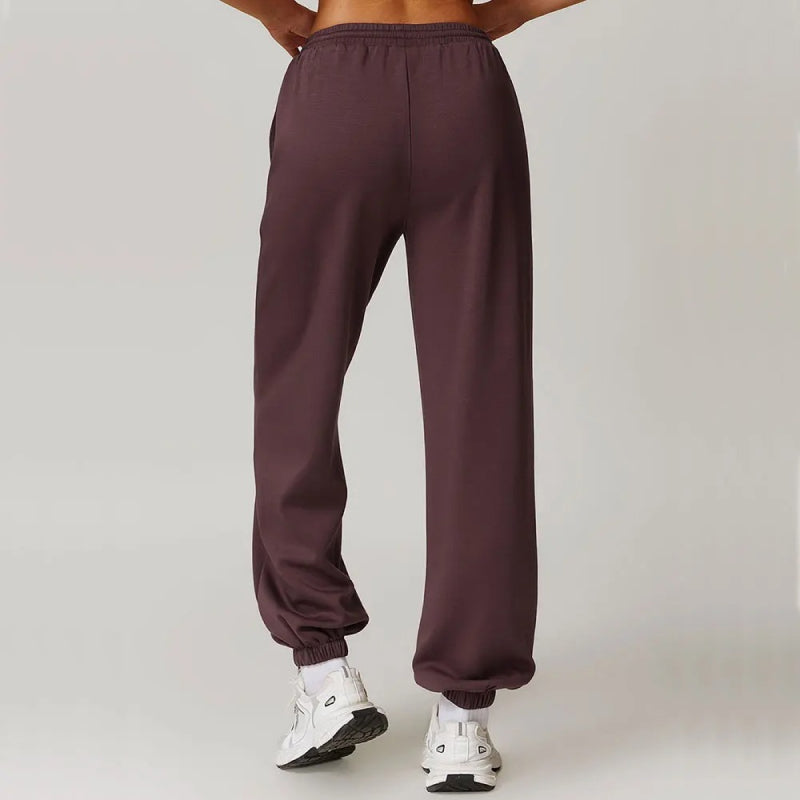 high waisted loose fit sweatpants, view 8 - MRSLM