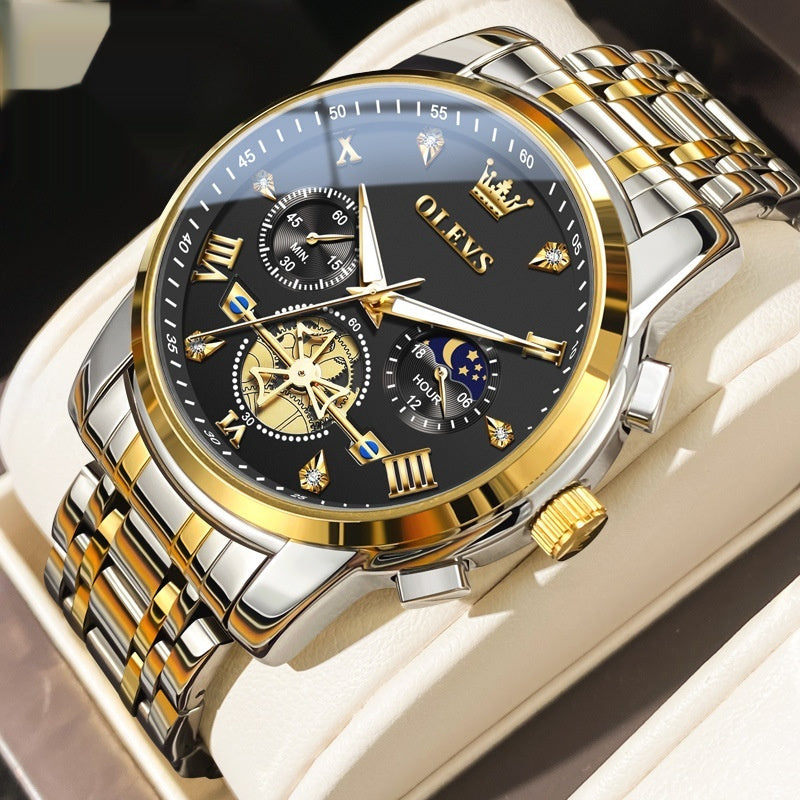 Multifunction quartz watch, view 4 - MRSLM