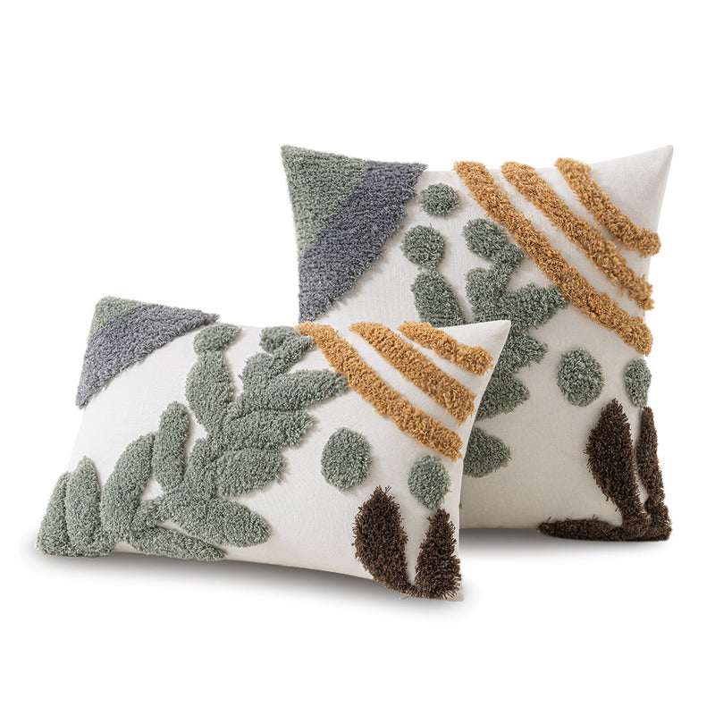 boho tufted cushion covers, view 8 - MRSLM