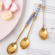 stainless steel dessert spoon, view 14 - MRSLM