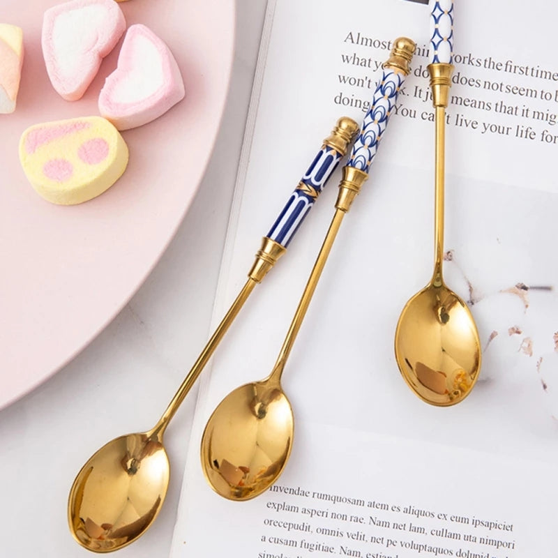 stainless steel dessert spoon, view 14 - MRSLM