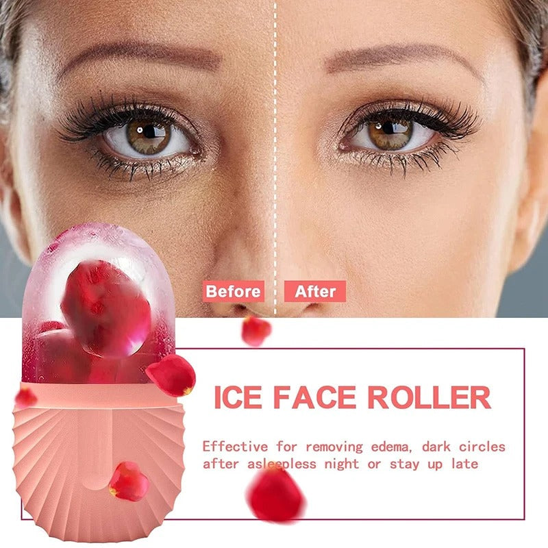 reusable silicone ice facial roller, view 10 - MRSLM