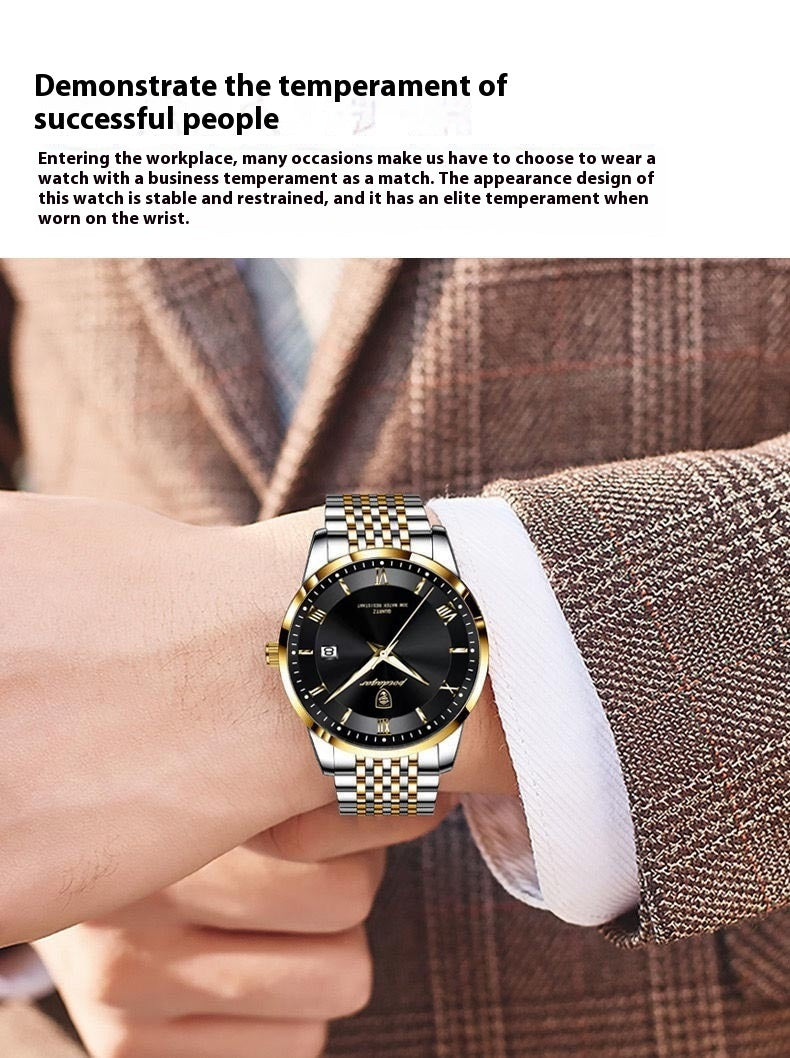 men's quartz calendar watch, view 10 - MRSLM