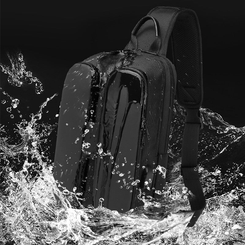 outdoor messenger bag, view 3 - MRSLM