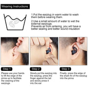 noise reduction silicone ear plugs, view 5 - MRSLM