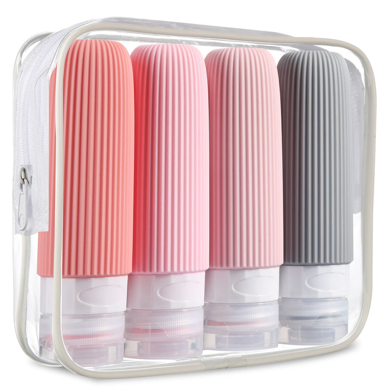 silicone travel bottles set, view 5 - MRSLM