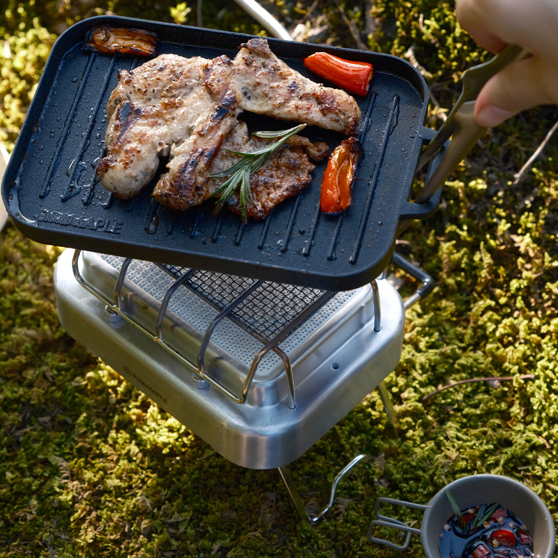 mini grill plate set, view 3 - MRSLM