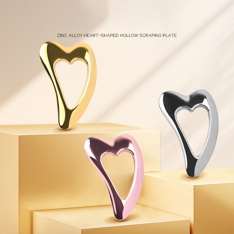 heart-shaped gua sha facial tool, view 6 - MRSLM