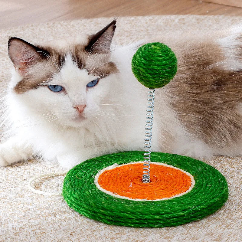 cat scratch board with sisal ball toy - MRSLM