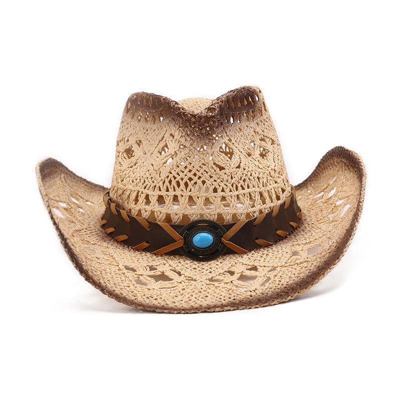 hollow out western cowboy hat - MRSLM