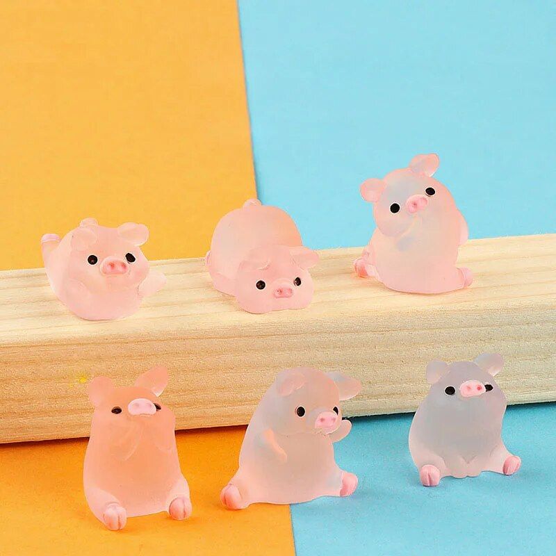 resin piggy car decoration, view 10 - MRSLM