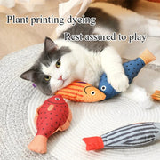 Plush catnip fish toy for cats, view 13 - MRSLM