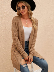women's hollow-out knitted cardigan, view 10 - MRSLM