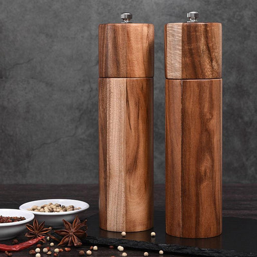 wooden salt and pepper grinders - MRSLM