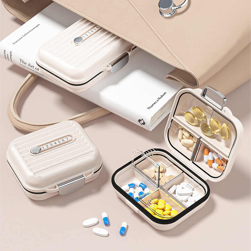 portable waterproof weekly pill organizer, view 12 - MRSLM