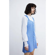 patchwork knitted dress, view 7 - MRSLM
