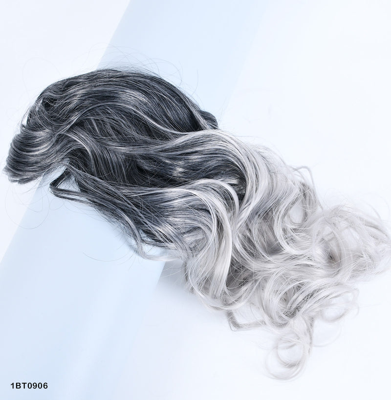 synthetic hair clip-in extension, view 4 - MRSLM