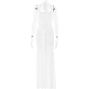 halter pleated dress, view 8 - MRSLM