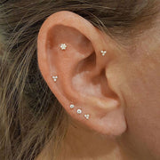 mini zircon stud earrings - MRSLM