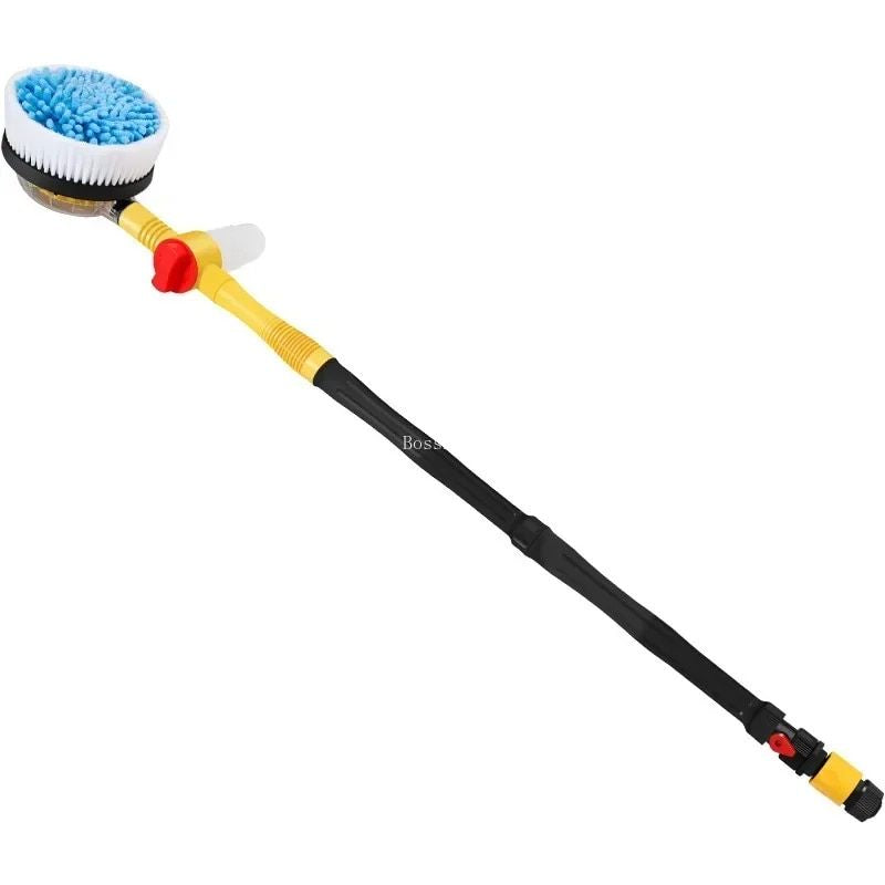 360° Rotary Car Wash Brush Kit with High-Pressure Washer