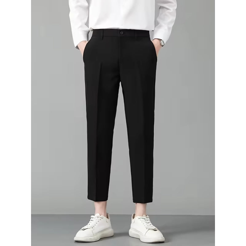 men's casual slim suit pants, view 21 - MRSLM