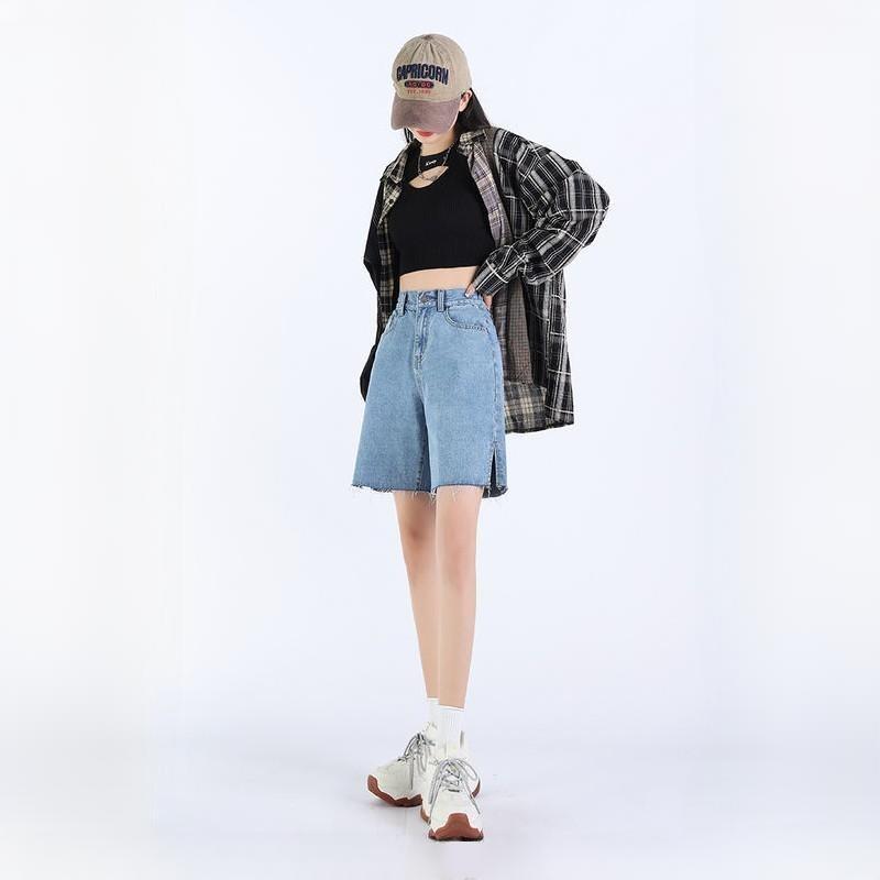 denim shorts, view 4 - MRSLM