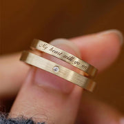 s925 sterling silver couple rings pair, view 3 - MRSLM