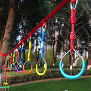 kids adjustable gymnastic ring swing, view 4 - MRSLM