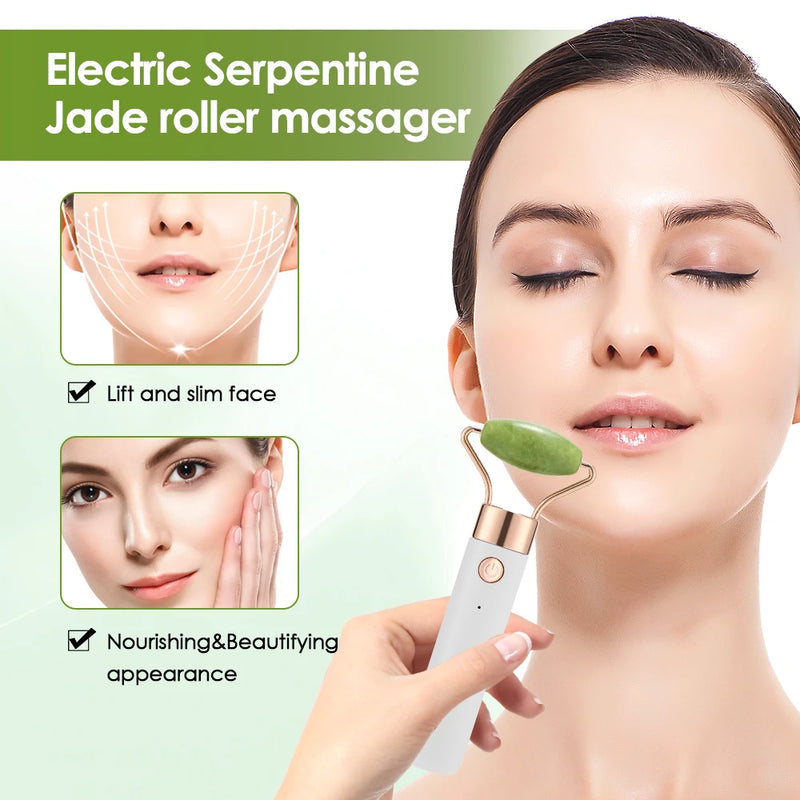 electric jade roller massager, view 3 - MRSLM