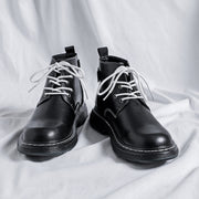 men's leather ankle boots for outdoor work, view 5 - MRSLM