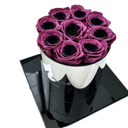 black plum preserved flower pot gift, view 2 - MRSLM