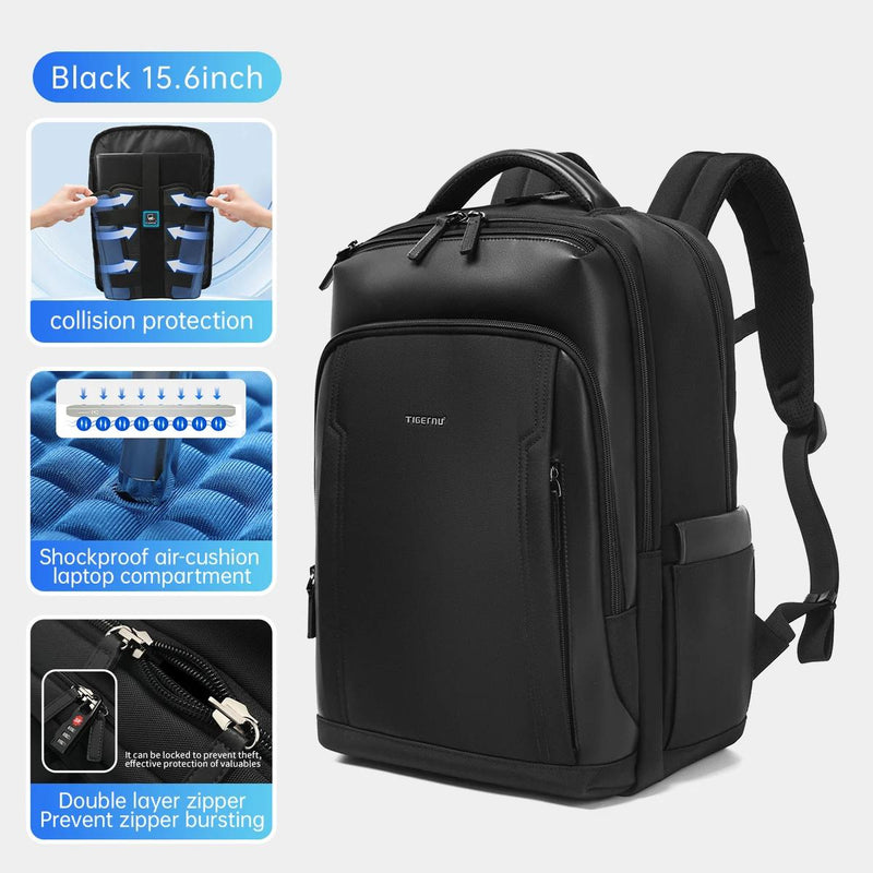 business laptop backpack, view 3 - MRSLM