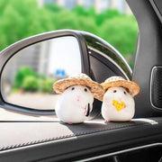hamster dashboard doll car decoration, view 7 - MRSLM