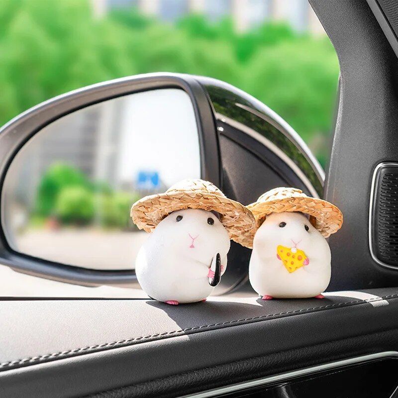 hamster dashboard doll car decoration, view 7 - MRSLM