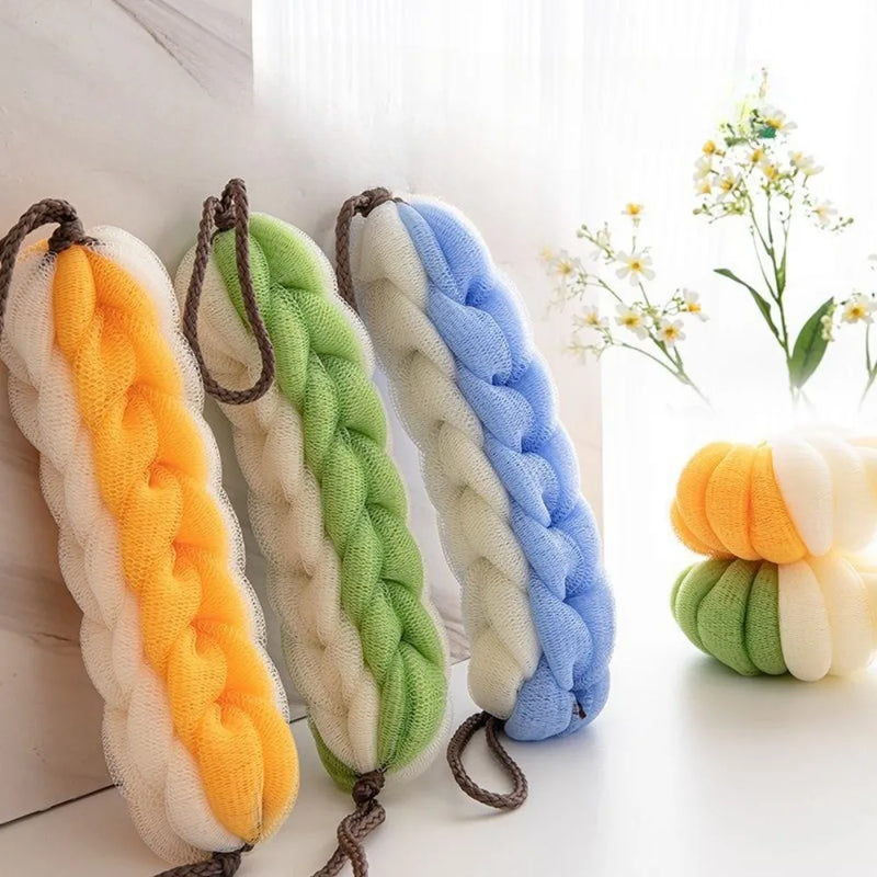 twisted mesh bath scrubber, view 6 - MRSLM