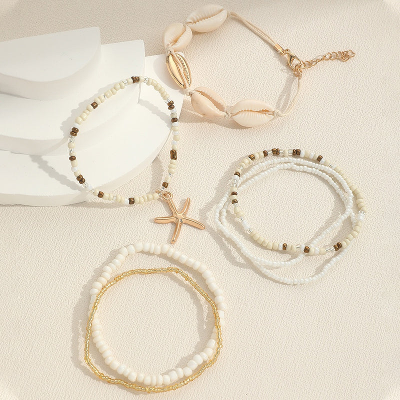 starfish bracelet set, view 7 - MRSLM