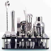 stainless steel acrylic wine mixing tool set, view 3 - MRSLM