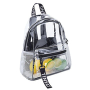 transparent jelly backpack, view 3 - MRSLM