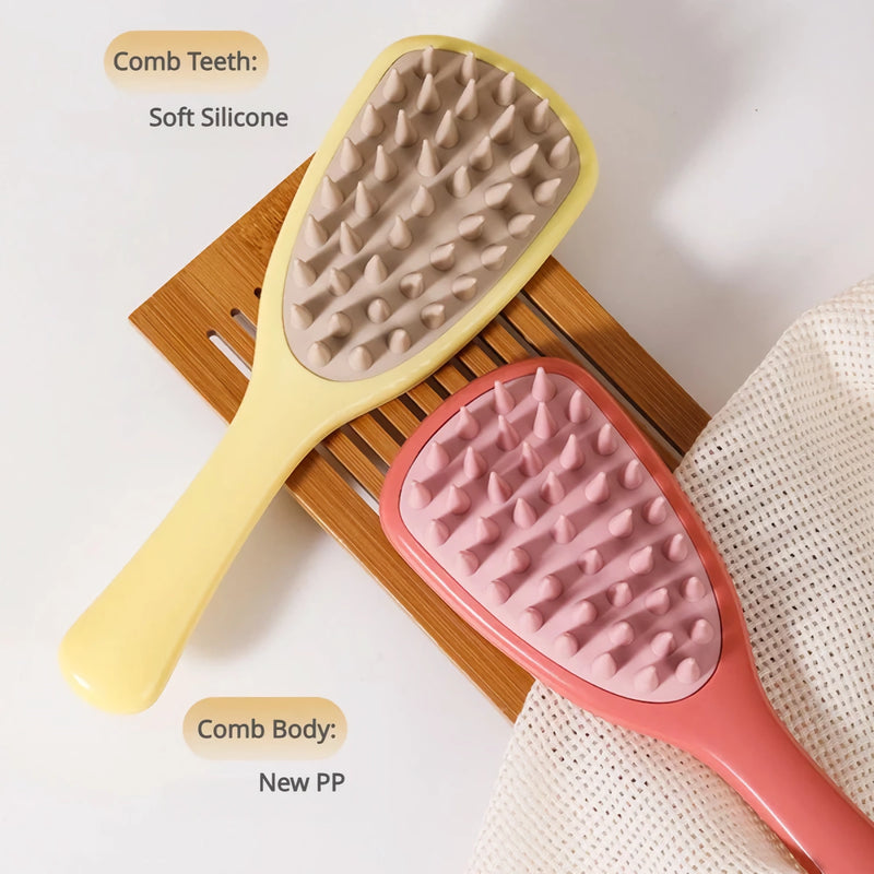 silicone shampoo brush, view 7 - MRSLM