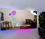 personalized name mirror light, view 7 - MRSLM