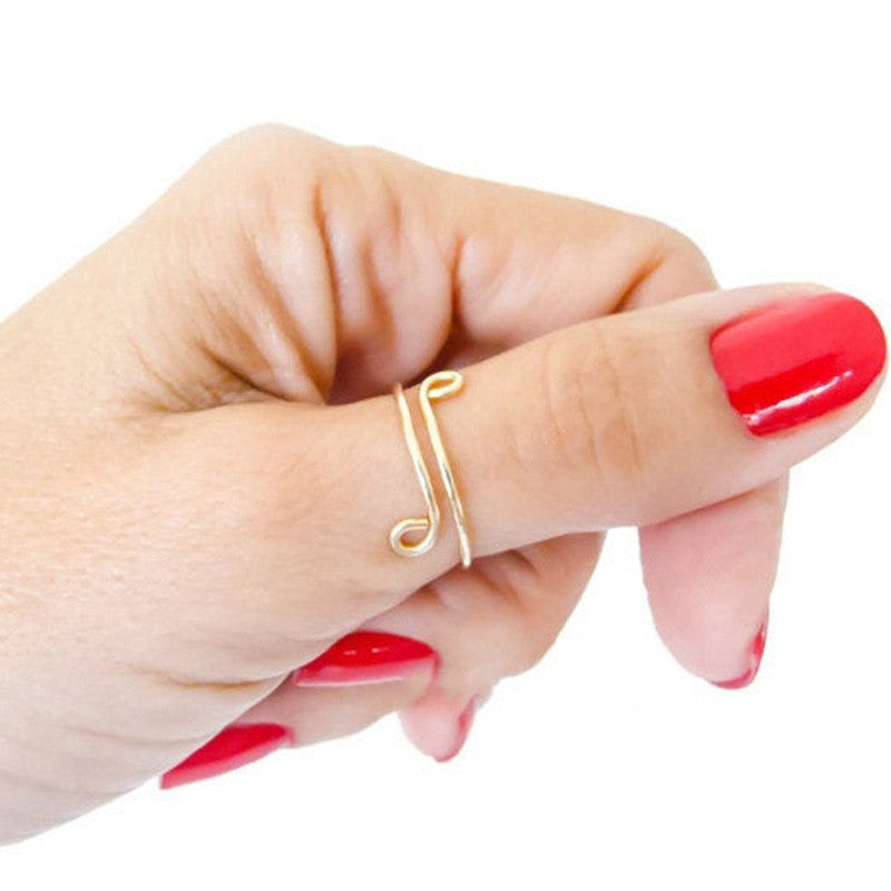 adjustable single and double layer ring, view 3 - MRSLM