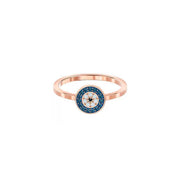 round evil eye alloy ring, view 4 - MRSLM